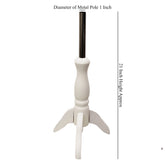White Wooden Tripod Stand For Baby/Kids Tailor’s Dummy(Age 1 Year)
